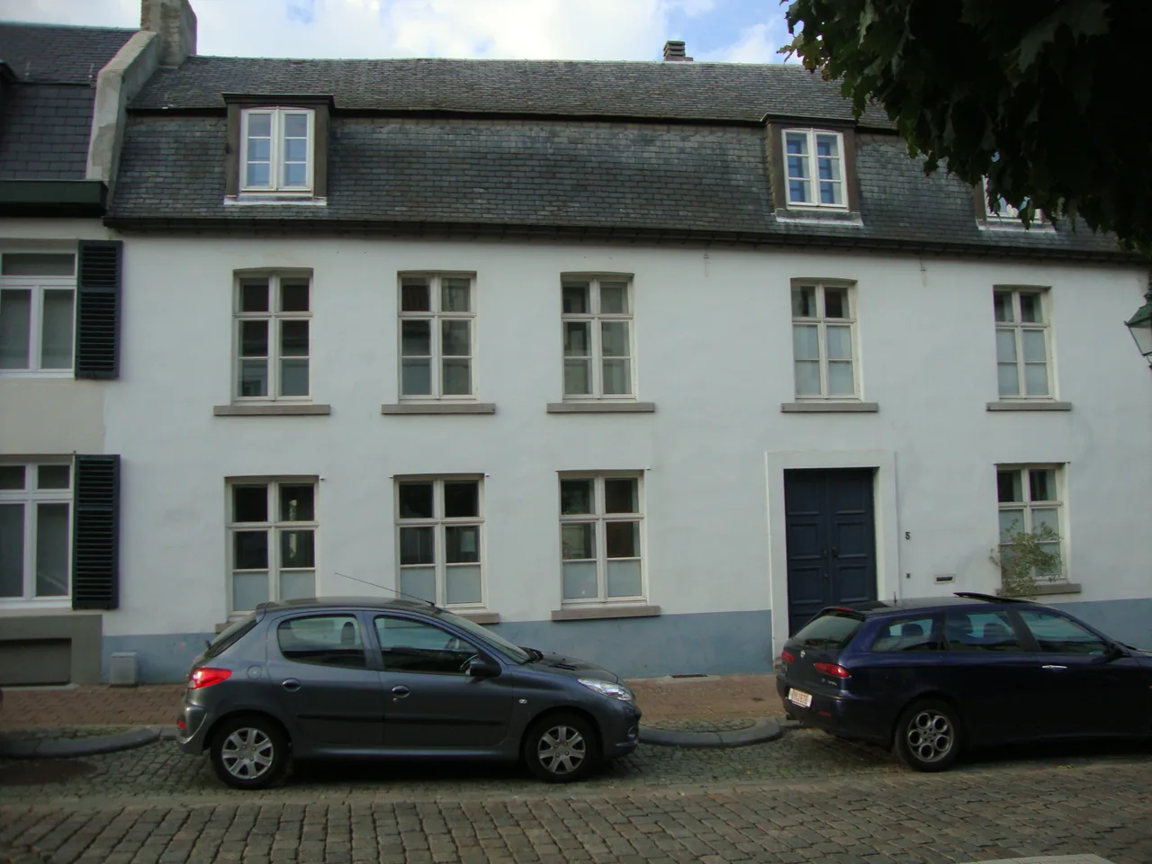 Façade d’une maison de la Kasteelstraat à Tervuren.